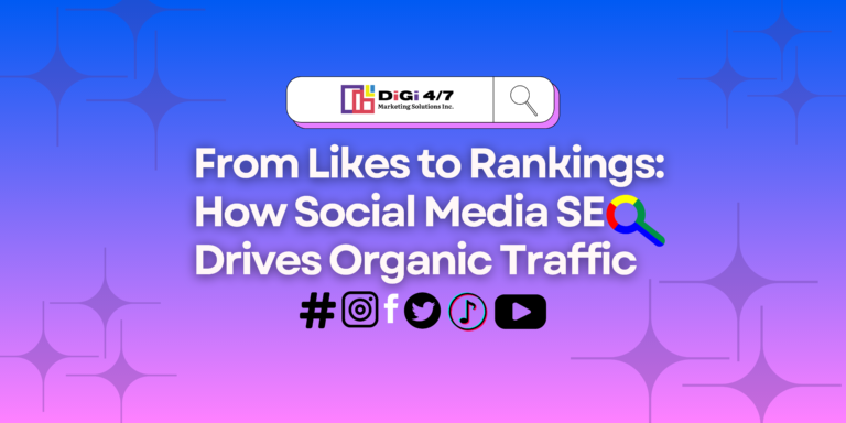 Social Media SEO with icons